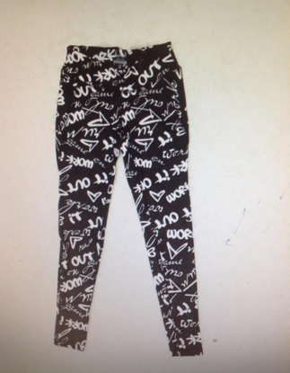 Quần legging chữ XK